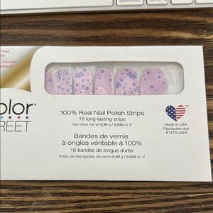 Forever Loved - Color Street Nail Strips - Lavender and Violet Floral